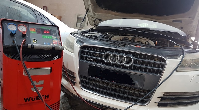 các lỗi thường gặp của hệ thống điều hòa audi
